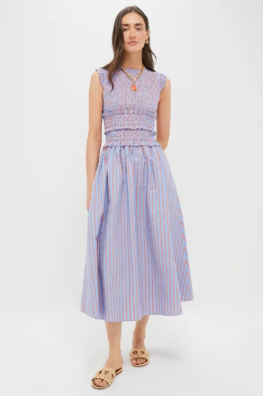 Beach Stripe Louise Dress Tunics Running lightweight