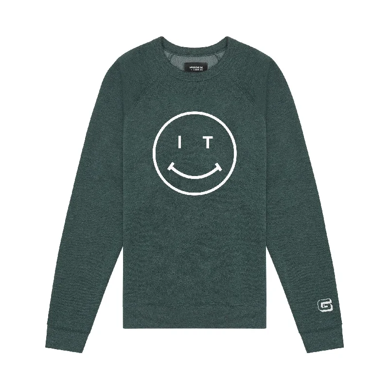 Giordana x Knowlita Italia Smiley Crew Sweatshirt Hoodie with Camouflage Military Edgy