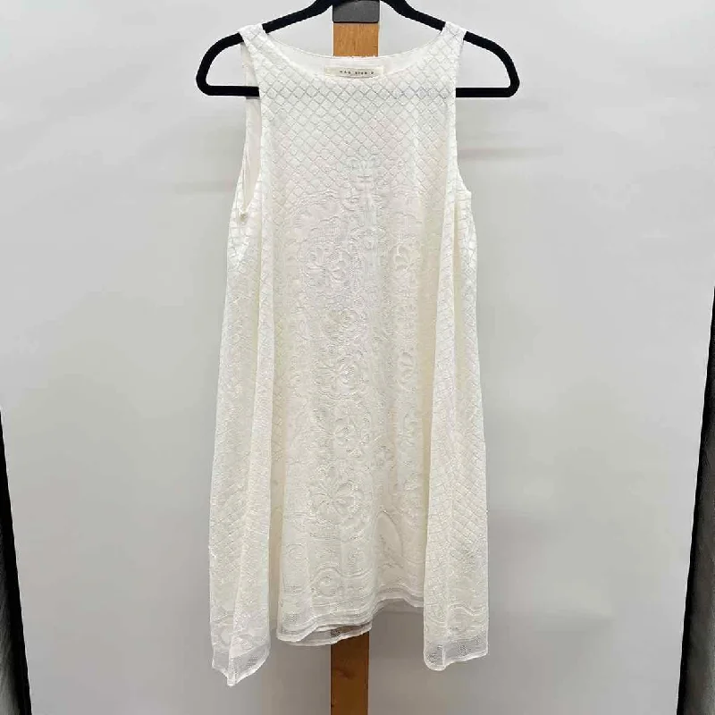 Max Studio Women's Size M White Lace Dress Tunics Stylish elegant