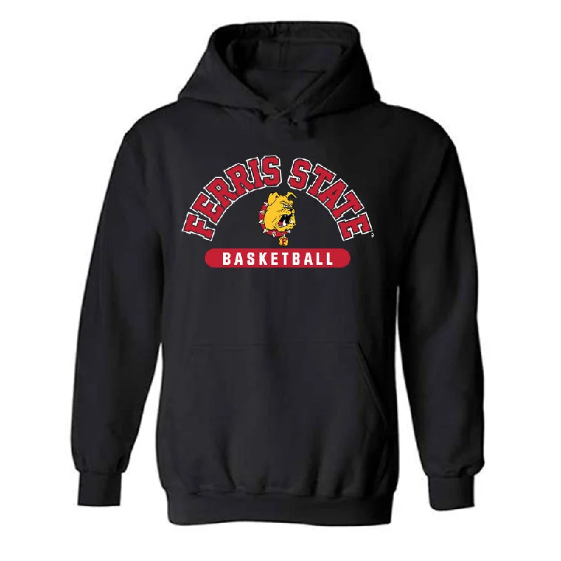 Ferris State - NCAA Women's Basketball : Mia Riley - Classic Shersey Hooded Sweatshirt Hoodie Jacket Zipper Layering