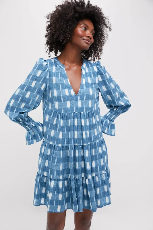 Blue Ikat Kenzo Dress Tunics Occasion special