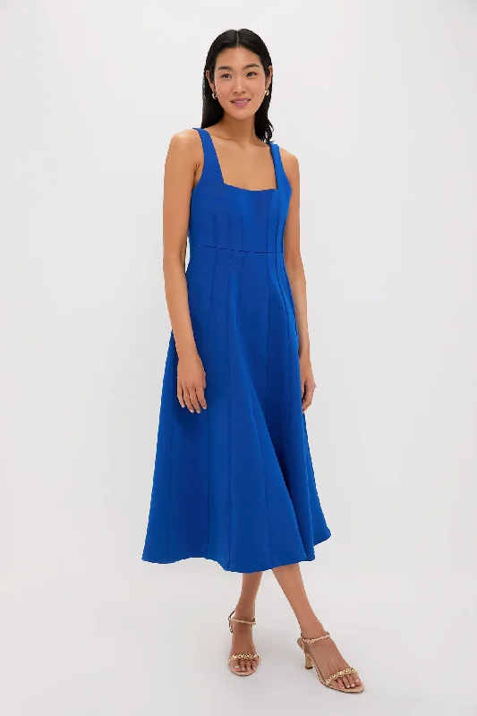 Azure Double Knit Jersey Julietta Dress Tunics Timeless classic