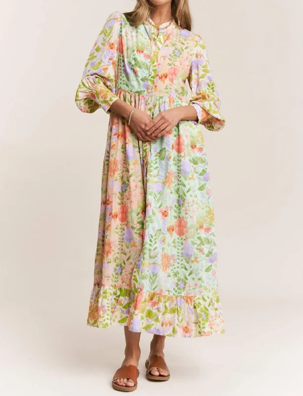 Garden Party Dress In Floral Print Tunics Polka dots