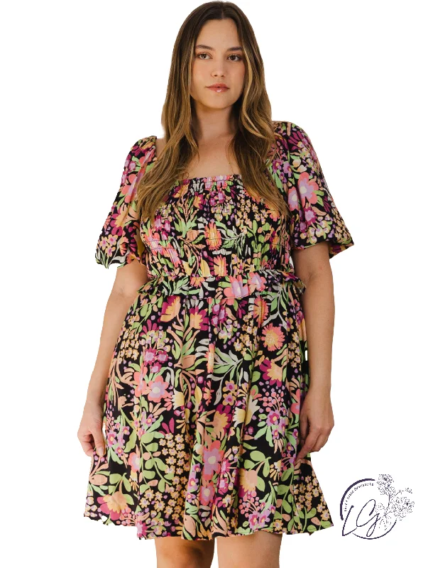 Curvy Stillness In Color Mini Dress Cozy Sweater Mini Dress