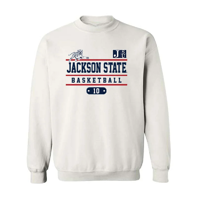 Jackson State - NCAA Women's Basketball : Diaka Berete - Classic Fashion Shersey Crewneck Sweatshirt Hoodie with Full-Zip Functional Layering