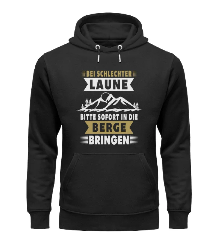 Bitte sofort in die Berg bringen - Unisex Premium Organic Hoodie Hoodie with Logo Branding Identity