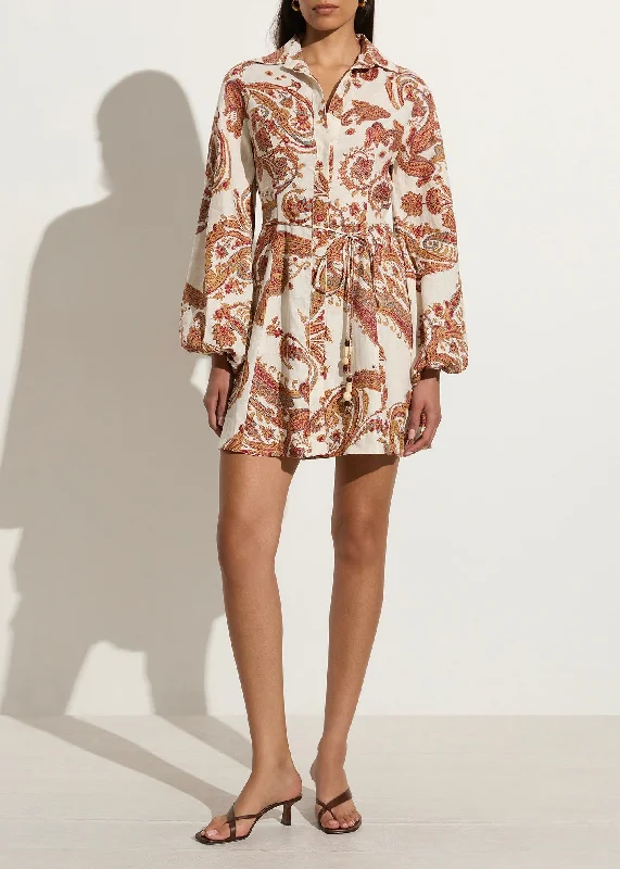 Rae Mini Dress (Paisley) Stylish Summer Mini Dress