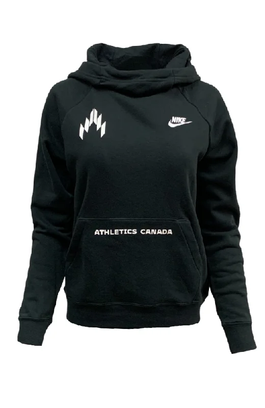 Women’s Nike Athletics Canada Funnel-Neck Fleece Hoodie Hoodie with Bell Sleeves Flared Feminine Women’s Nike Athletics Canada Funnel-Neck Fleece Hoodie Hoodie with Bell Sleeves Flared Feminine