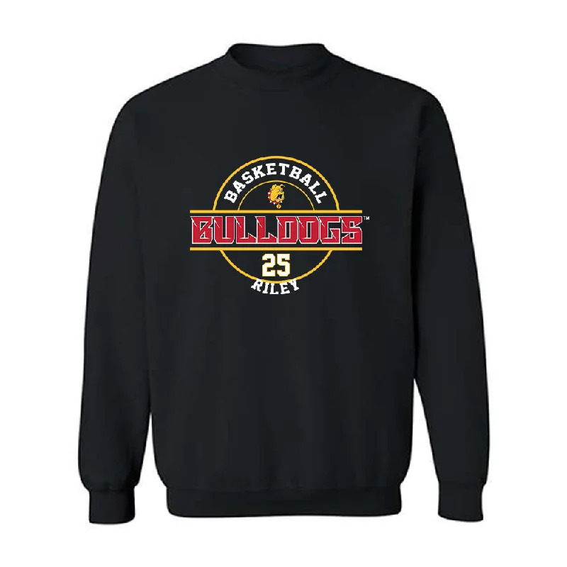 Ferris State - NCAA Women's Basketball : Mia Riley - Classic Fashion Shersey Crewneck Sweatshirt Hoodie with Drawstring Waist Adjustable Fitted