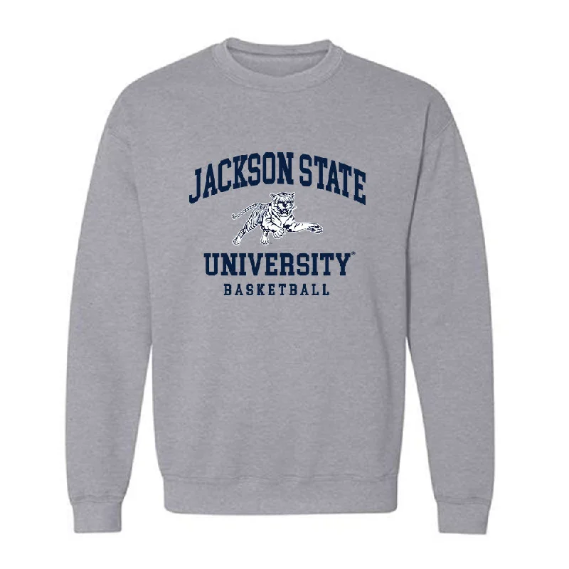 Jackson State - NCAA Women's Basketball : Taleah Dilworth - Crewneck Sweatshirt Hoodie with Drop Shoulder Relaxed Streetwear