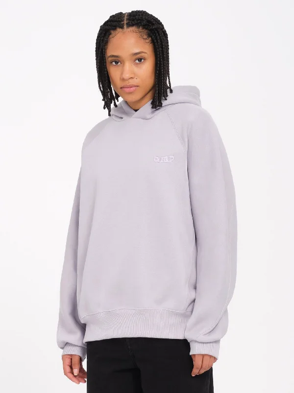 Pistol Hoodie - Light Purple Hoodie with Hidden Zipper Minimalist Clean