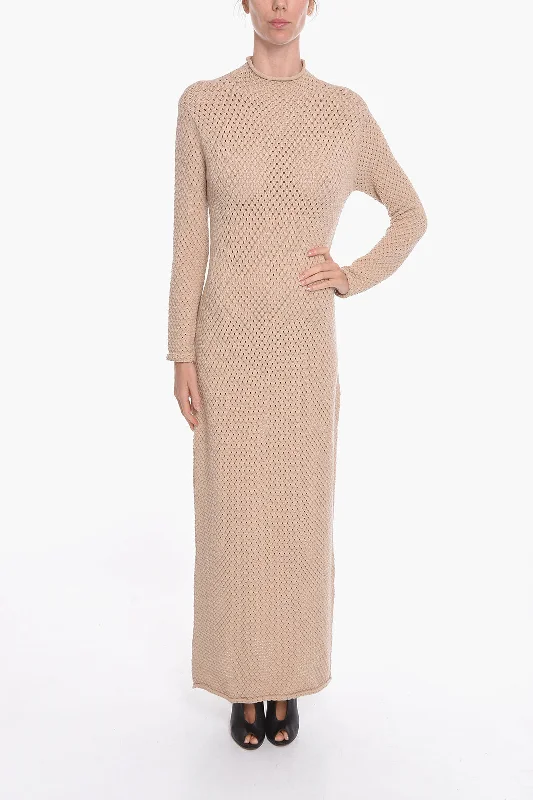 Aeron Viscose-knit SHELA Long Dress with Turtleneck Xs Standard size Tunics Velvet soft