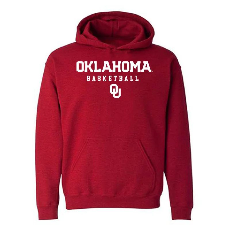 Oklahoma - NCAA Women's Basketball : Liz Scott - Classic Shersey Hooded Sweatshirt Hoodie with Hem Drawcord Adjustable Customizable