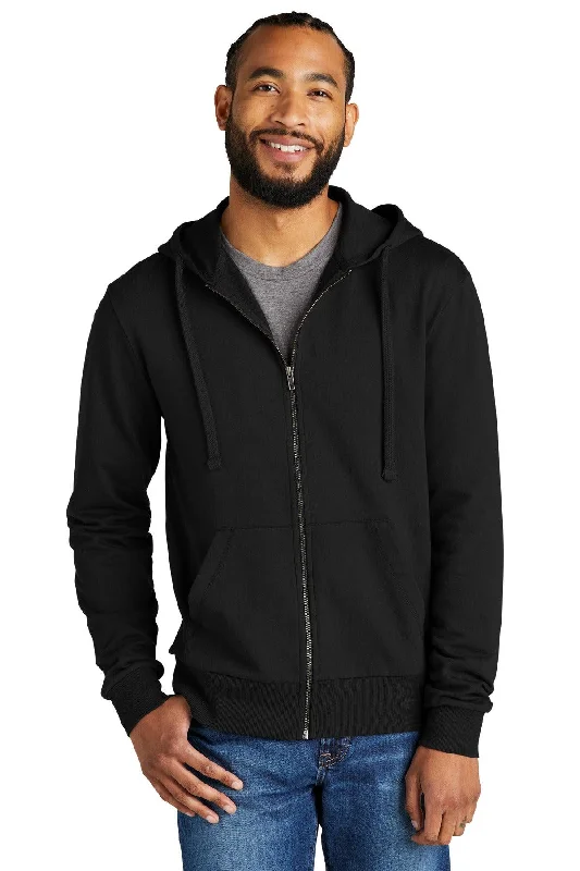 Allmade Unisex Organic French Terry Full-Zip Hoodie AL4002 Hoodie with Belted Waist Structured Tailored