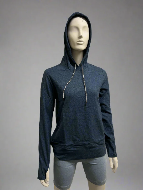 HD Bamboo Hoodie Hoodie with High-Low Hem Asymmetrical Trendy