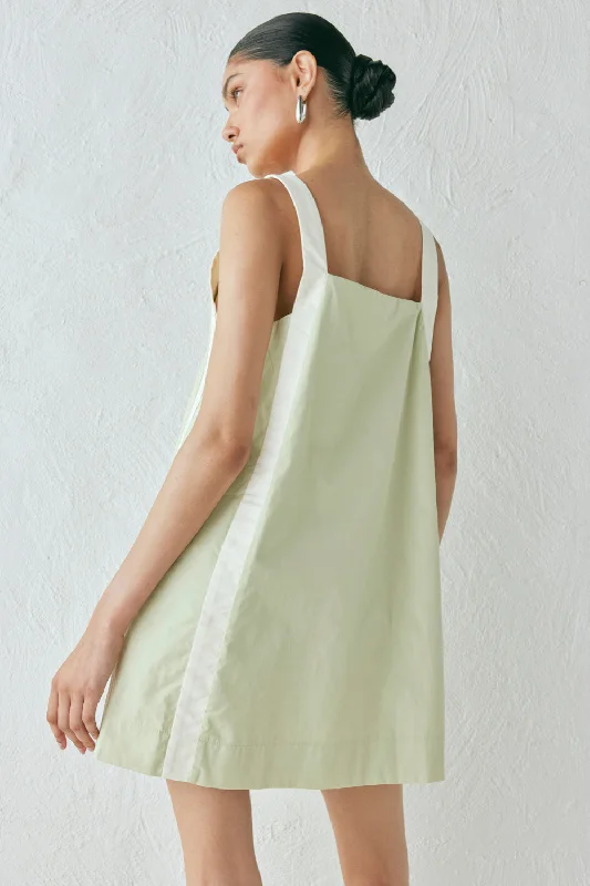 Luma Mini Dress Sage Trendy Bodycon Mini Dress