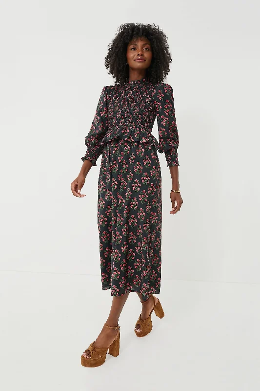 Geranium Buta Florence Dress Turtleneck Neckline Stylish