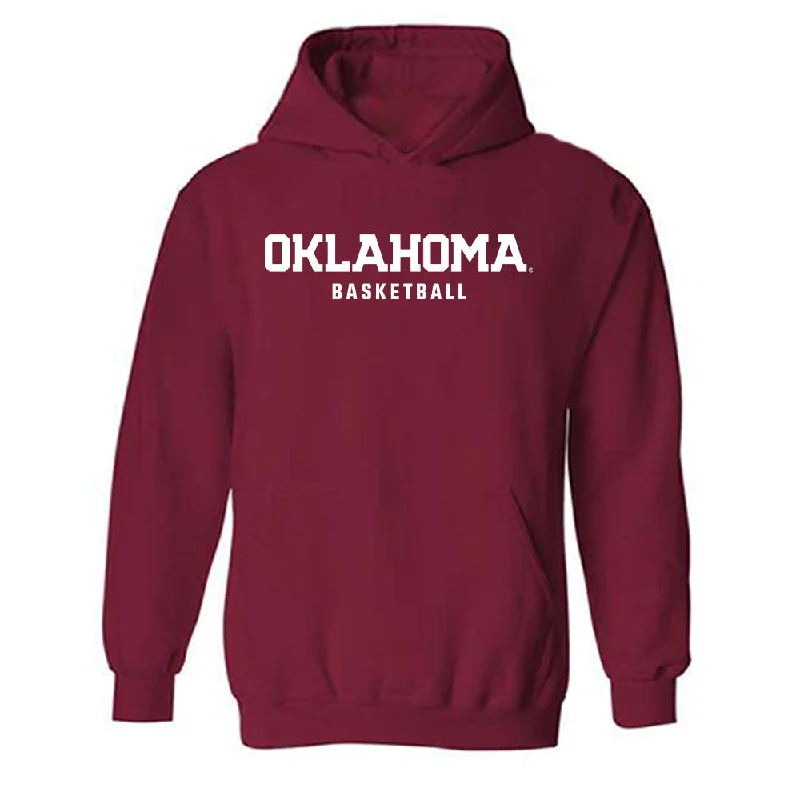 Oklahoma - NCAA Women's Basketball : Liz Scott - Classic Shersey Hooded Sweatshirt Hoodie with Thumb Holes Functional Cozy