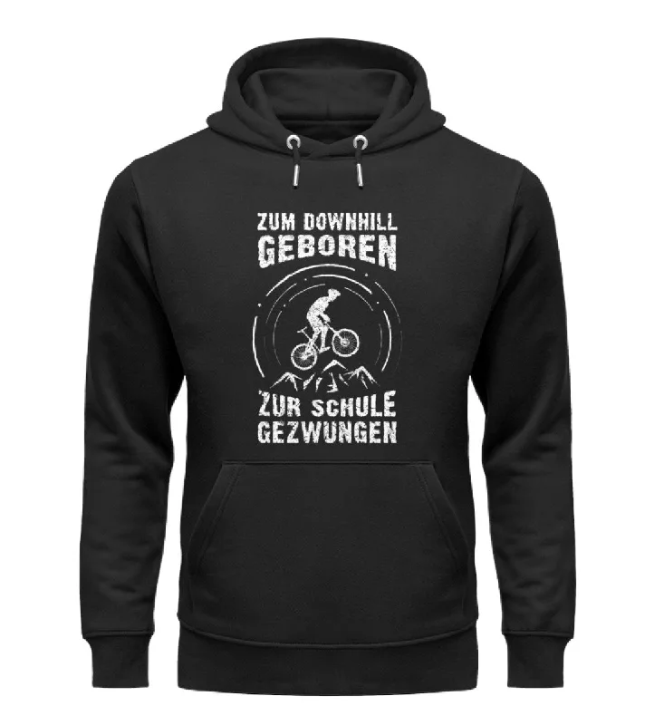 Zum Downhill geboren - Unisex Premium Organic Hoodie Hoodie with Puffed Sleeves Voluminous Trendy
