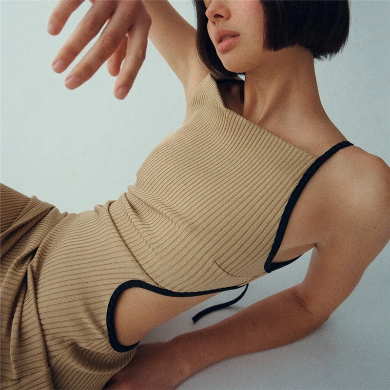 Zjkrl - Knitted Dress Backless Party Dresses New Year Bandage Long Dress High Slit Bodycon Sexy Dress Streetwear Christmas Clothes Off-the-shoulder Chic Trendy Zjkrl - Knitted Dress Backless Party Dresses New Year Bandage Long Dress High Slit Bodycon Sexy Dress Streetwear Christmas Clothes Off-the-shoulder Chic Trendy