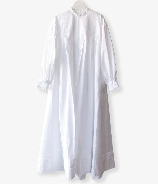 WRYHT/PLEATED NIGHT DRESS(WHITE) Tunics Top rated