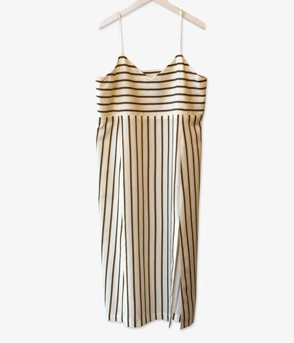 PHEENY/COTTON CUPRO STRIPE CAMISOLE DRESS (STRIPE) Tunics Practical durable