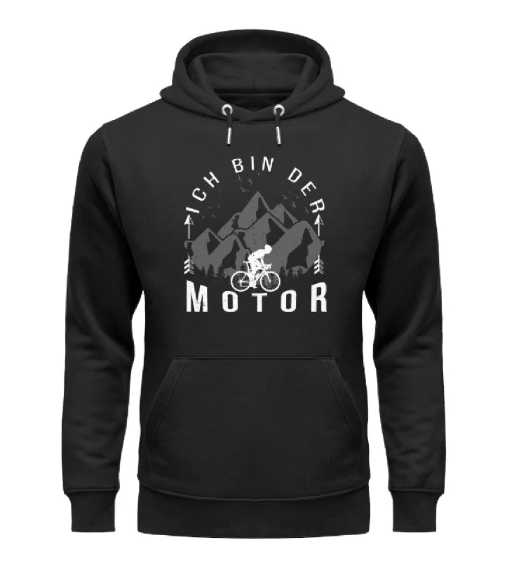 Ich Bin Der Motor - Unisex Premium Organic Hoodie Hoodie with Hem Frayed Vintage Worn