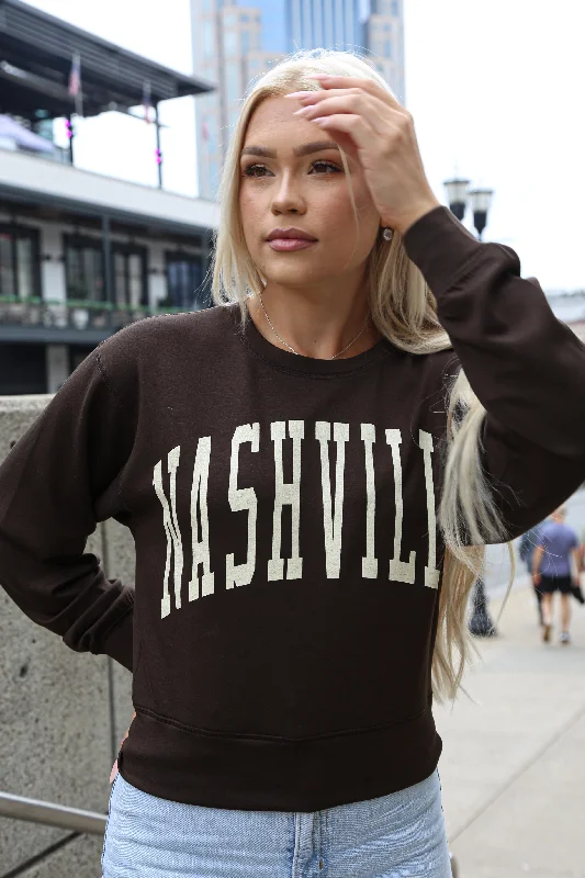 Ultra Soft Luxe Sweatshirt [Coffee Brown] Graphic Hoodie Design Print