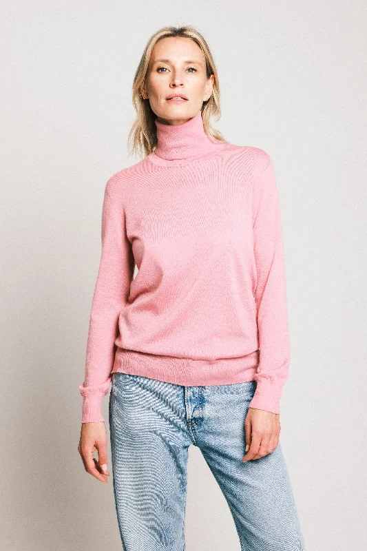THE SUPER LIGHT ROLLNECK SWEATER | MHAIRI Lace Blend Ribbed Blend Corduroy Blend