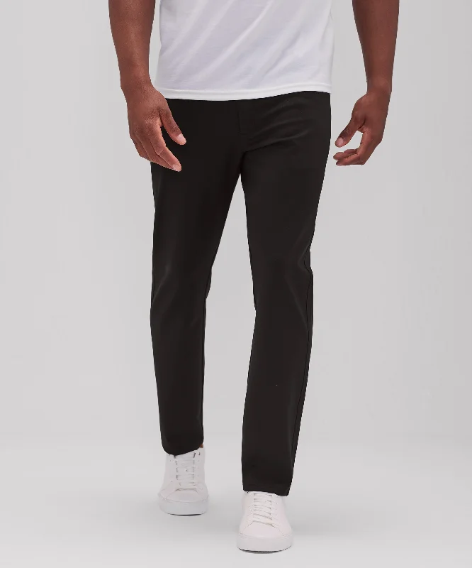 Men's Relaxed Merino Travel Pants Comfortable Denim Trousers