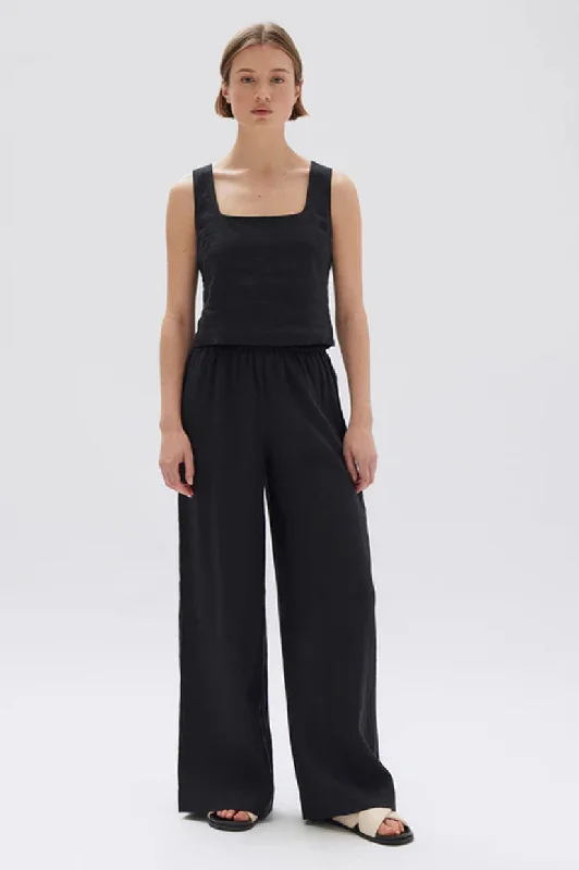 Assembly Nilsa Pant - Black Comfortable Maternity Pants