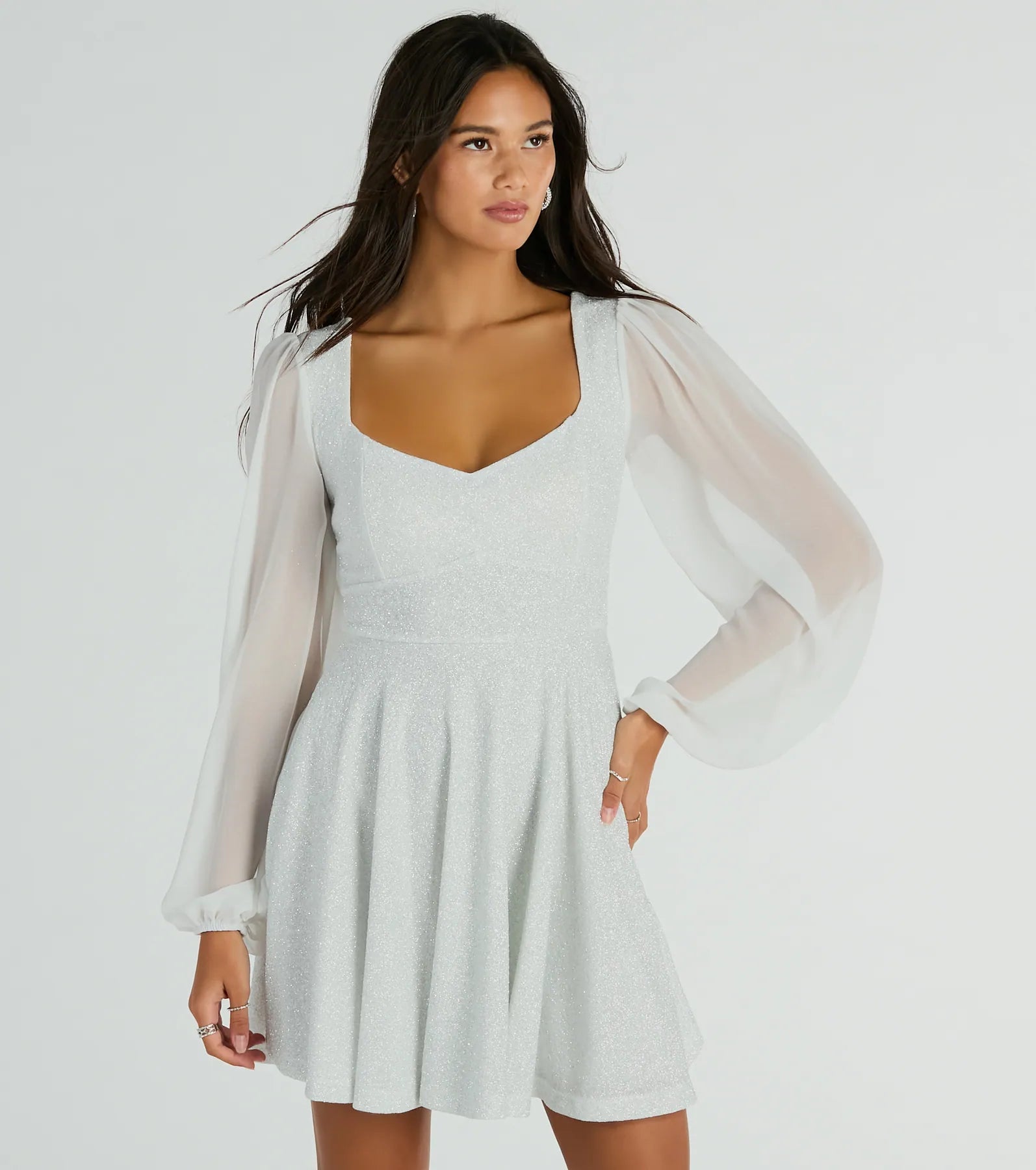 Captivate In Glitter Party Dress Tunics Custom made