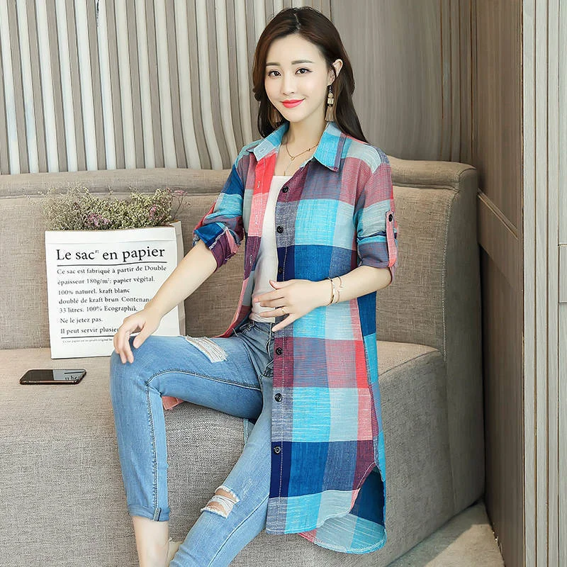 Sunscreen Suit Female Student Plaid Jacket Snapped Jacket Toggled Jacket Drawstring Jacket