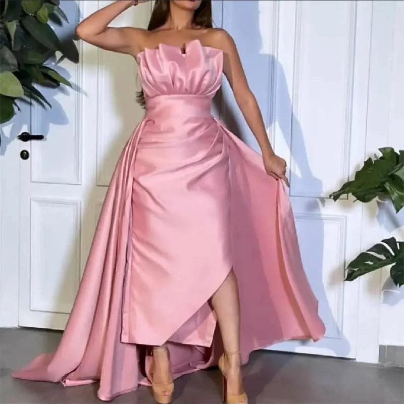 Cinessd Elegant Long Taffeta Evening Dresses Mermaid Scalloped Prom Gowns Robes De Soirée Ankle Length Party Dress Вечерние Платья Tunics Long Elegant Cinessd Elegant Long Taffeta Evening Dresses Mermaid Scalloped Prom Gowns Robes De Soirée Ankle Length Party Dress Вечерние Платья Tunics Long Elegant