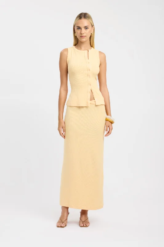Carter Maxi Skirt satin skirt smooth