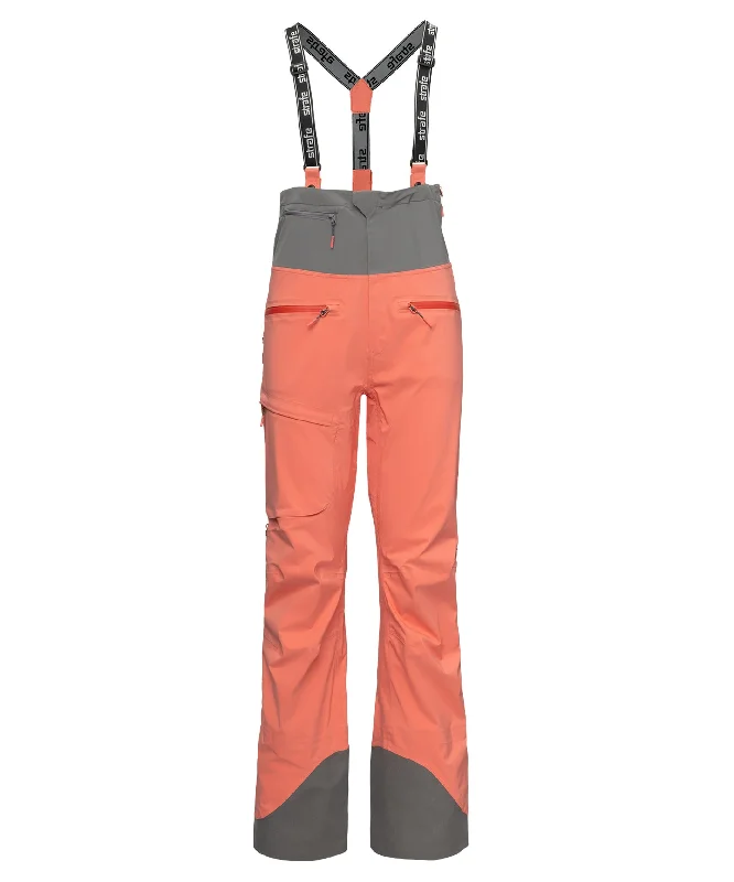 Willow 3L Shell Half-Bib Pant Elegant Wool Trousers