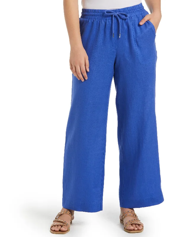 Modern Fit Wide Leg Linen Pant Relaxed Linen Pants