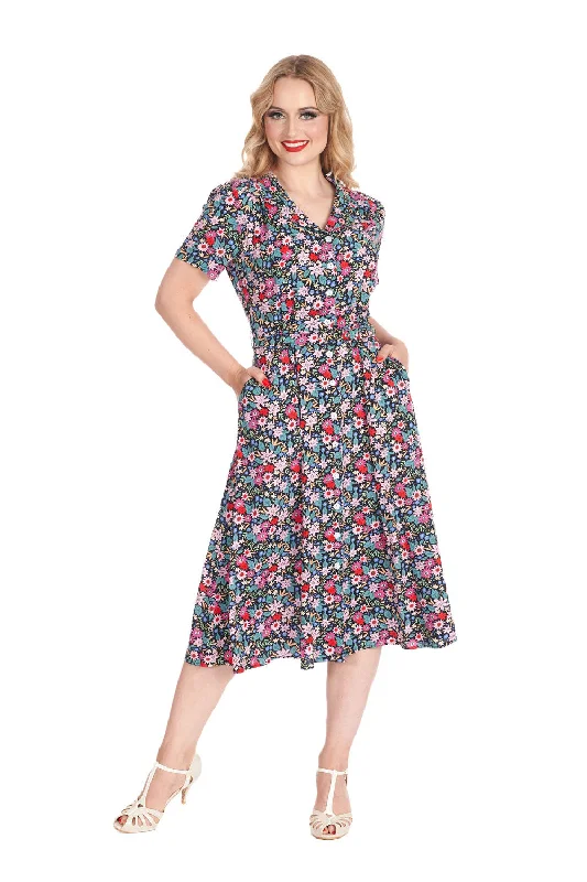 Tea Party Dress Tunics Yoga stretchy