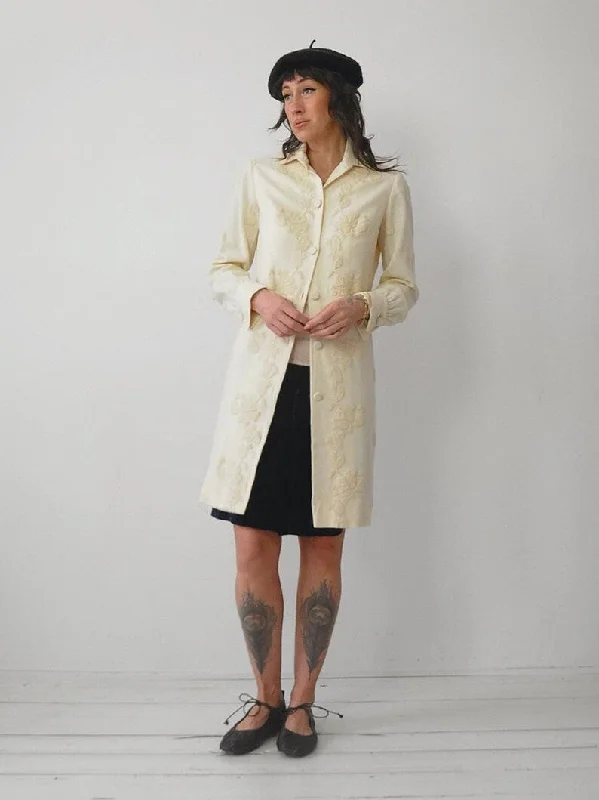1950's Anne Fogarty Embroidered Jacket Striped Jacket Polka Dot Jacket Floral Jacket 1950's Anne Fogarty Embroidered Jacket Striped Jacket Polka Dot Jacket Floral Jacket