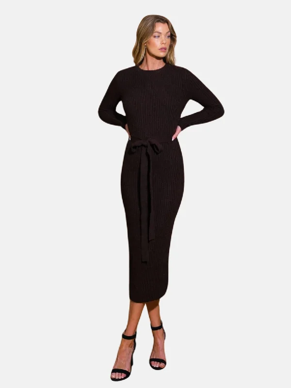 Be Good To Me Sweater Midi Dress Anti-Pilling Anti-Shrink Durable