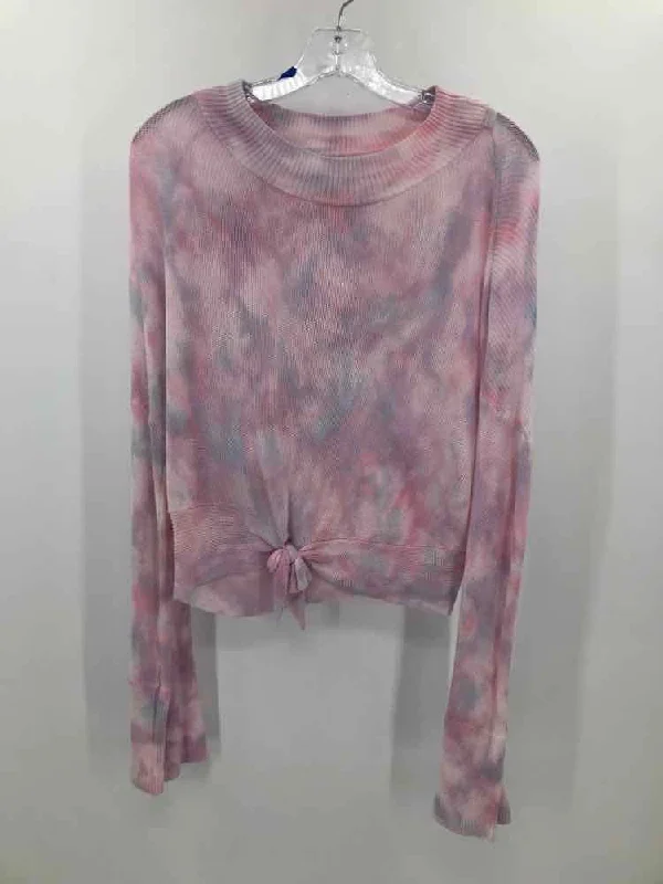 Pre-Owned Spiritual Gangster Pink Size XS Sweater Jersey Fabric Tulle Fabric Batik Fabric