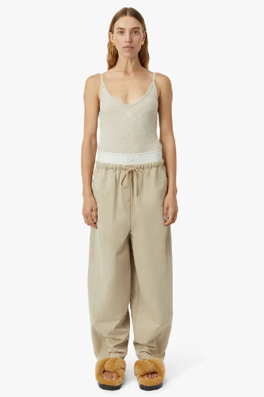 Camilla and Marc Lucia Monogram Pant - Oyster Classic Chino Pants