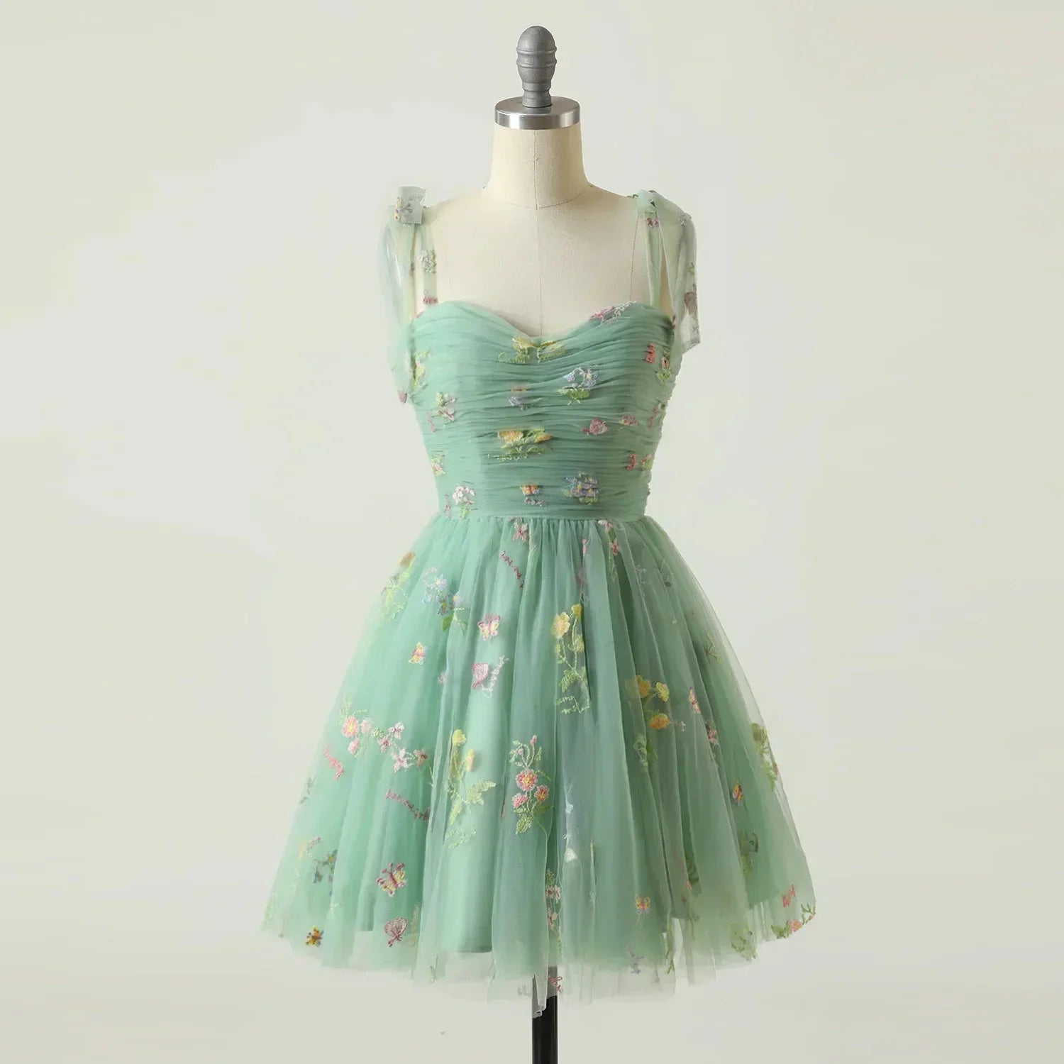 green Short Skirt