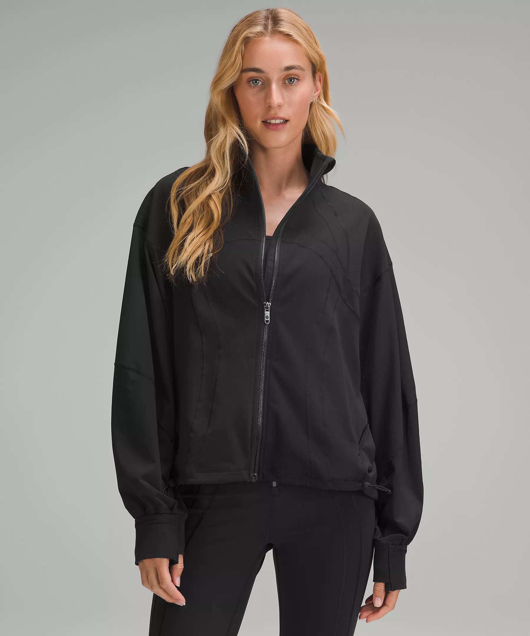 Define Relaxed Fit Jacket Luon Chenille Fabric Brocade Fabric Lace Fabric