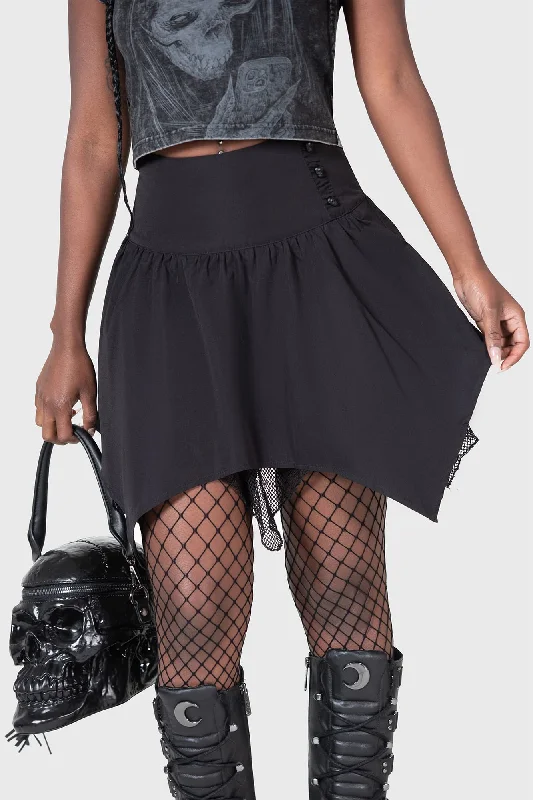 Death Fairy Skirt leather skirt durable