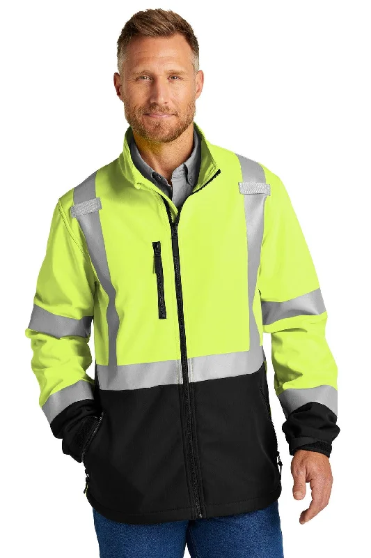 CornerStone ANSI 107 Class 3 Soft Shell Jacket CSJ503 Toggled Jacket Drawstring Jacket Belted Jacket