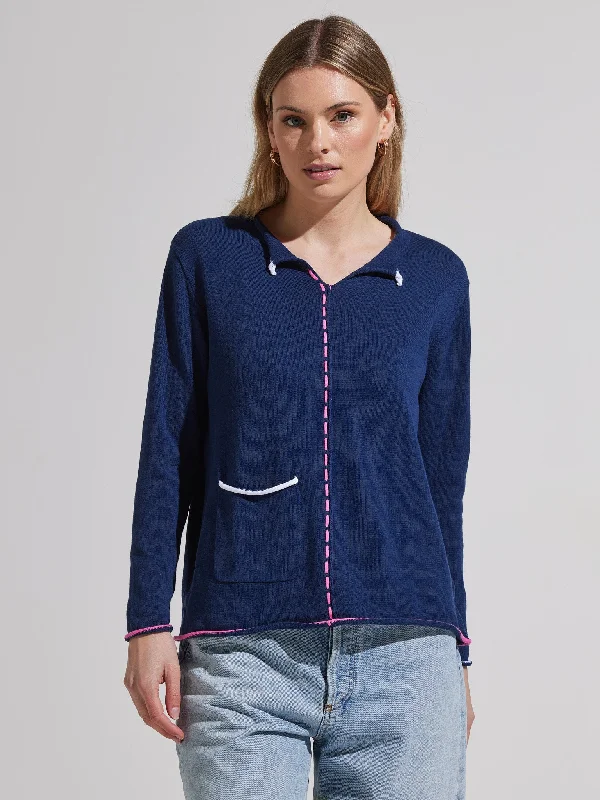 Stitch Detail Sweater Denim Fabric Leather Fabric Suede Fabric