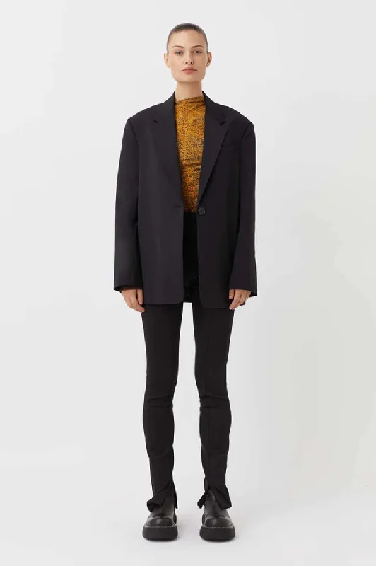 Camilla & Marc Opal Scuba Pant - Black Casual Track Pants