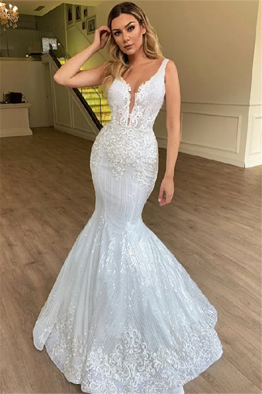 Elegant Straps V-Neck Appliques Prom Dresses | Sleeveless Mermaid Sequins Party Dresses Tunics Office stylish Elegant Straps V-Neck Appliques Prom Dresses | Sleeveless Mermaid Sequins Party Dresses Tunics Office stylish