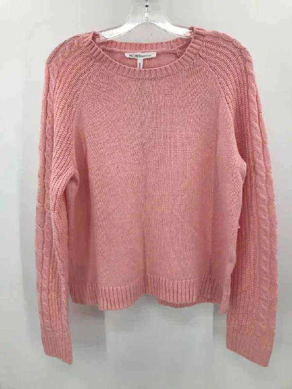 Pre-Owned BCBG Generation Pink Size Medium Sweater Zippered Buttoned Snapped